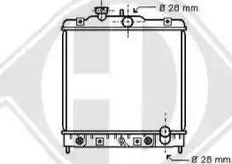 Diederichs 8150121 - Radiator, mühərrikin soyudulması furqanavto.az