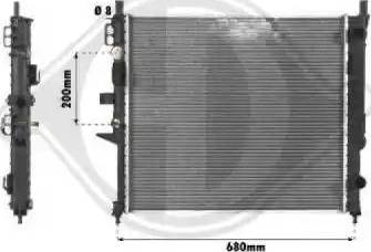 Diederichs 8169005 - Radiator, mühərrikin soyudulması furqanavto.az