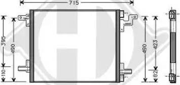 Diederichs 8169000 - Kondenser, kondisioner furqanavto.az