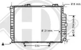 Diederichs 8164606 - Radiator, mühərrikin soyudulması furqanavto.az