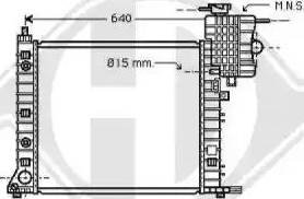 Diederichs 8166506 - Radiator, mühərrikin soyudulması furqanavto.az