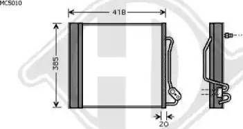 Diederichs 8160510 - Kondenser, kondisioner furqanavto.az