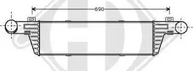 Diederichs 8161405 - Intercooler, şarj cihazı furqanavto.az