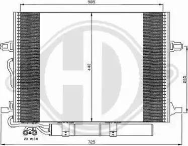 Diederichs 8161500 - Kondenser, kondisioner furqanavto.az