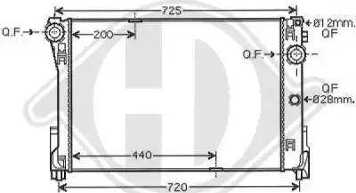 Diederichs 8167208 - Radiator, mühərrikin soyudulması furqanavto.az