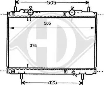 Diederichs 8109149 - Radiator, mühərrikin soyudulması furqanavto.az