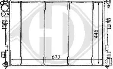 Diederichs 8109146 - Radiator, mühərrikin soyudulması furqanavto.az