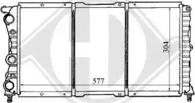 Diederichs 8109153 - Radiator, mühərrikin soyudulması furqanavto.az