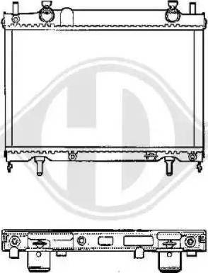 Diederichs 8109204 - Radiator, mühərrikin soyudulması furqanavto.az