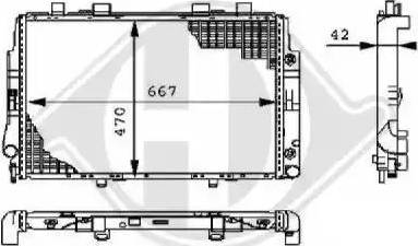 Diederichs 8104197 - Radiator, mühərrikin soyudulması furqanavto.az