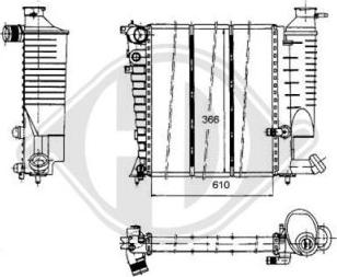 Diederichs 8104176 - Radiator, mühərrikin soyudulması furqanavto.az