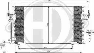 Diederichs 8105116 - Kondenser, kondisioner furqanavto.az