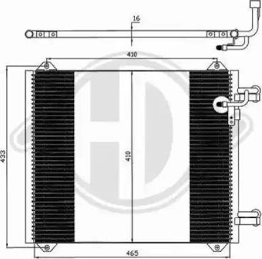 Diederichs 8100500 - Kondenser, kondisioner furqanavto.az