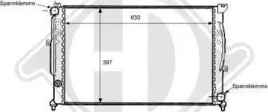 Diederichs 8101148 - Radiator, mühərrikin soyudulması furqanavto.az