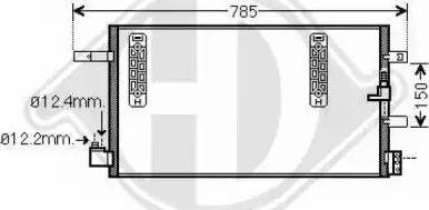 Diederichs 8101800 - Kondenser, kondisioner furqanavto.az