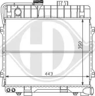 Diederichs 8102150 - Radiator, mühərrikin soyudulması furqanavto.az