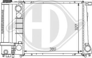 Diederichs 8102166 - Radiator, mühərrikin soyudulması furqanavto.az