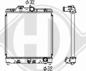 Diederichs 8111138 - Radiator, mühərrikin soyudulması furqanavto.az