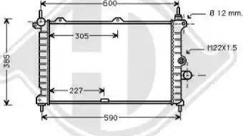 Diederichs 8180405 - Radiator, mühərrikin soyudulması furqanavto.az