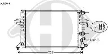 Diederichs 8180503 - Radiator, mühərrikin soyudulması furqanavto.az