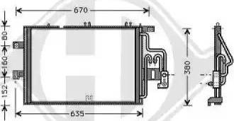 Diederichs 8181301 - Kondenser, kondisioner furqanavto.az