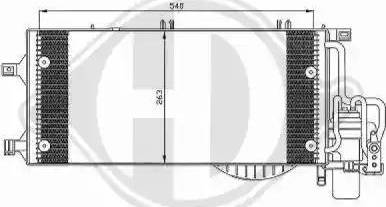 Diederichs 8181302 - Kondenser, kondisioner furqanavto.az