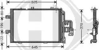 Diederichs 8181310 - Kondenser, kondisioner furqanavto.az