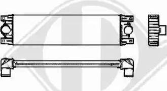 Diederichs 8188504 - Intercooler, şarj cihazı furqanavto.az