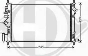 Diederichs 8182605 - Radiator, mühərrikin soyudulması furqanavto.az