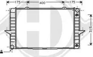 Diederichs 8139125 - Radiator, mühərrikin soyudulması furqanavto.az