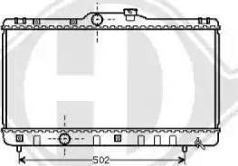 Diederichs 8136134 - Radiator, mühərrikin soyudulması furqanavto.az