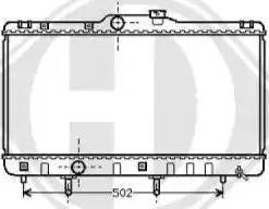 Diederichs 8136135 - Radiator, mühərrikin soyudulması furqanavto.az