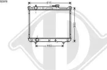 Diederichs 8136126 - Radiator, mühərrikin soyudulması furqanavto.az