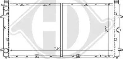 Diederichs 8138138 - Radiator, mühərrikin soyudulması furqanavto.az