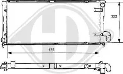 Diederichs 8133111 - Radiator, mühərrikin soyudulması furqanavto.az