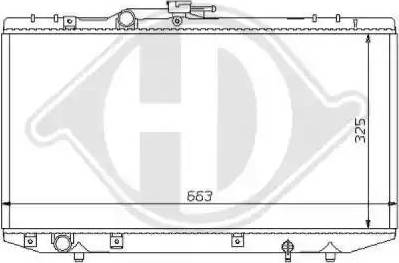 Diederichs 8137137 - Radiator, mühərrikin soyudulması furqanavto.az