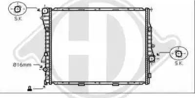 Diederichs 8129003 - Radiator, mühərrikin soyudulması furqanavto.az