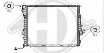 Diederichs 8129011 - Radiator, mühərrikin soyudulması furqanavto.az