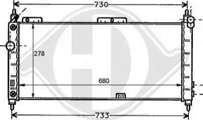 Diederichs 8125196 - Radiator, mühərrikin soyudulması furqanavto.az