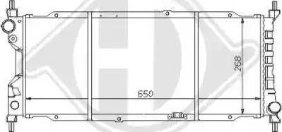 Diederichs 8125140 - Radiator, mühərrikin soyudulması furqanavto.az