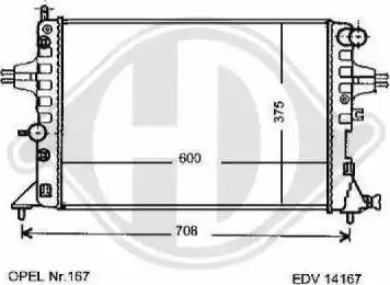 Diederichs 8125218 - Radiator, mühərrikin soyudulması furqanavto.az