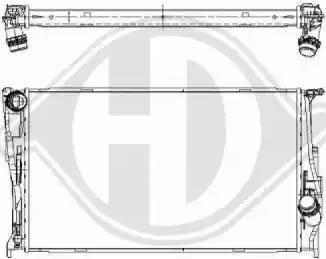 Diederichs 8121603 - Radiator, mühərrikin soyudulması furqanavto.az