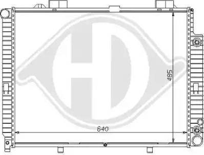 Diederichs 8121163 - Radiator, mühərrikin soyudulması furqanavto.az