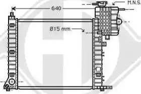 Diederichs 8121174 - Radiator, mühərrikin soyudulması furqanavto.az