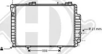 Diederichs 8121177 - Radiator, mühərrikin soyudulması furqanavto.az