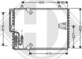 Diederichs 8122200 - Kondenser, kondisioner furqanavto.az