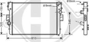 Diederichs 8349301 - Radiator, mühərrikin soyudulması furqanavto.az