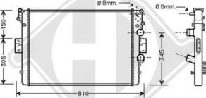 Diederichs 8349209 - Radiator, mühərrikin soyudulması furqanavto.az