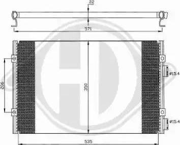 Diederichs 8260500 - Kondenser, kondisioner furqanavto.az