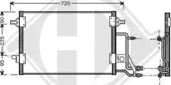 Diederichs 8224500 - Kondenser, kondisioner furqanavto.az